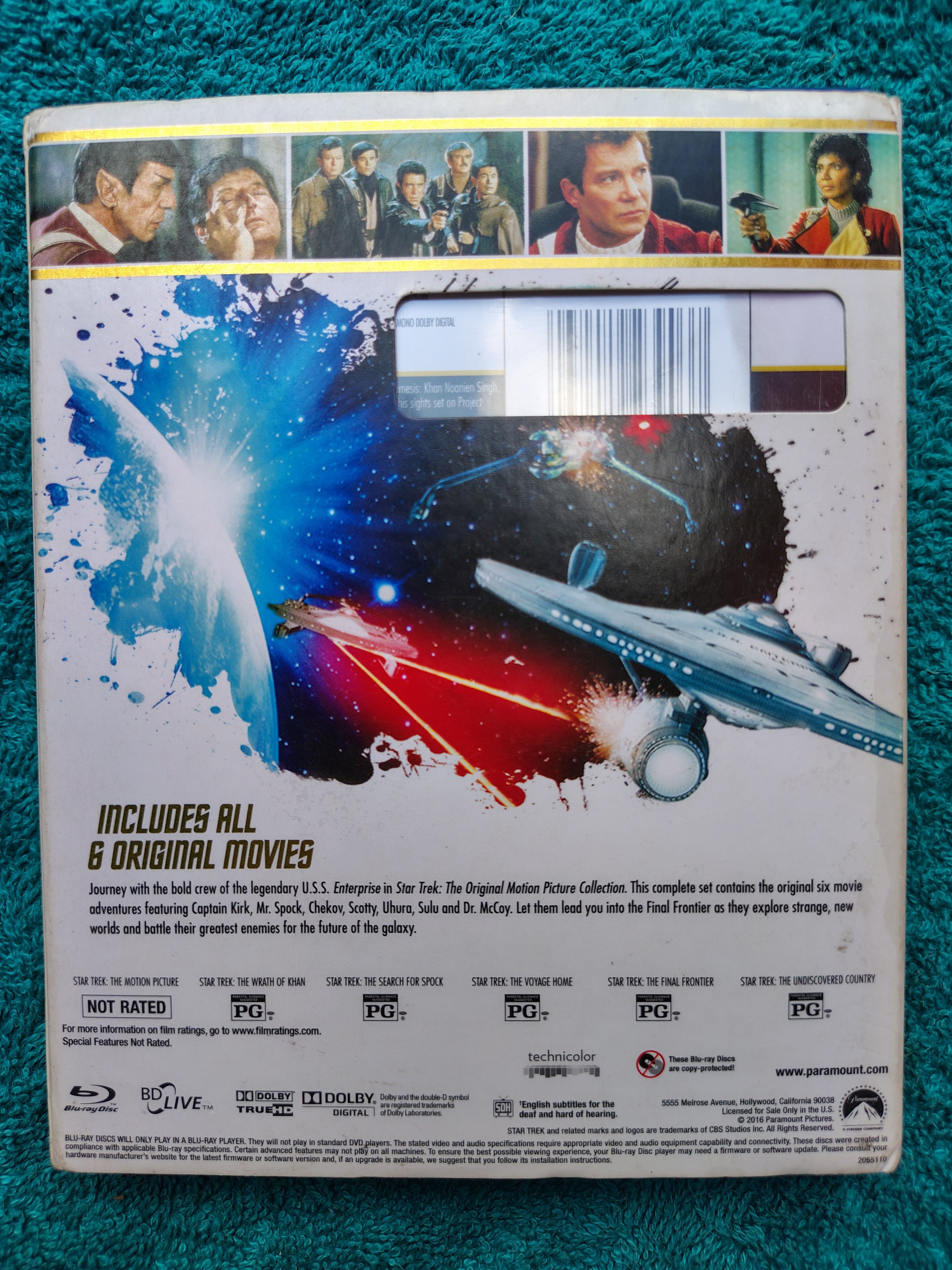 Star Trek: The Next Generation Motion Picture Collection - 50th Anniversary (Blu-ray)