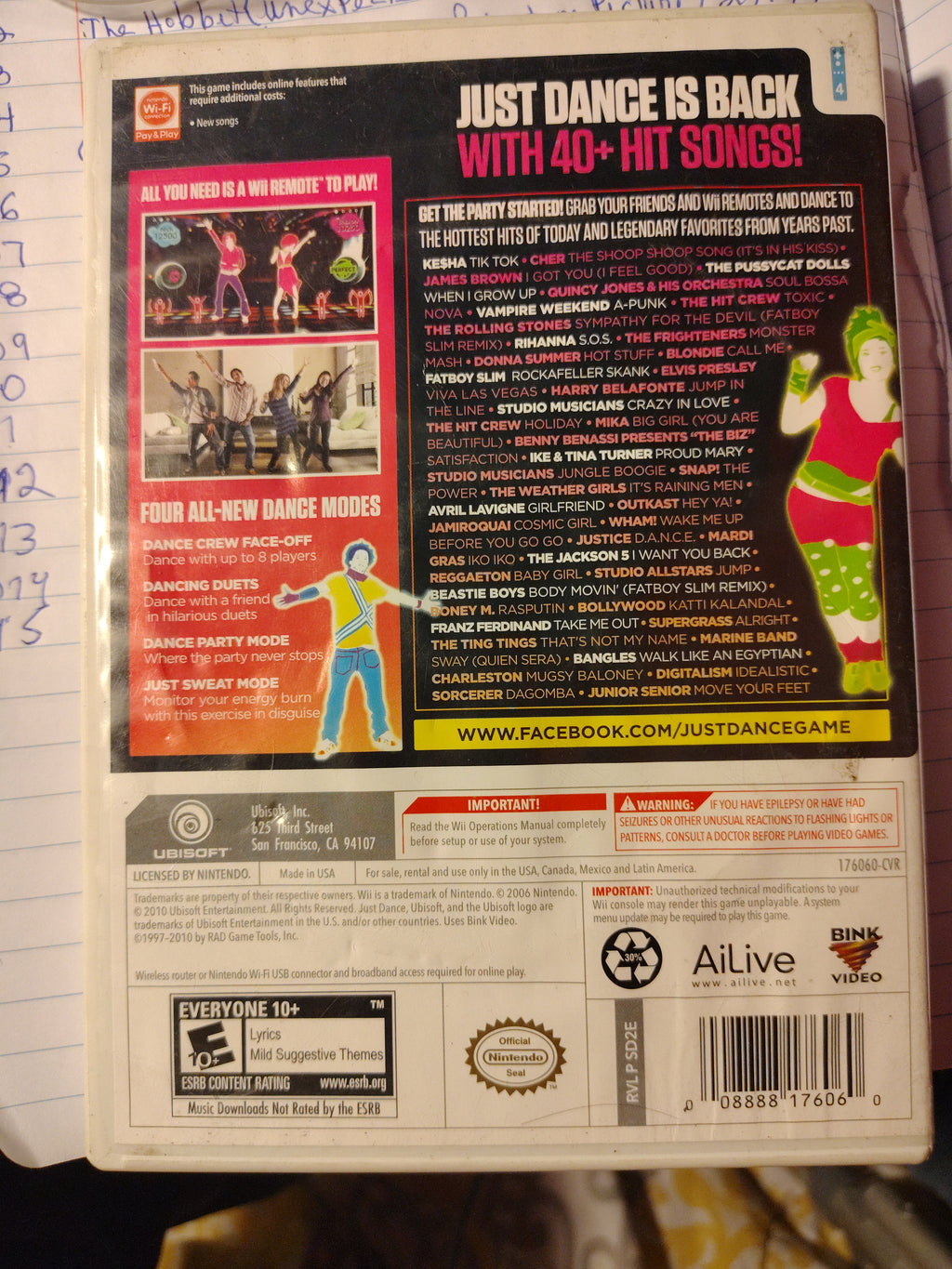 Just Dance 2 (Nintendo Wii)