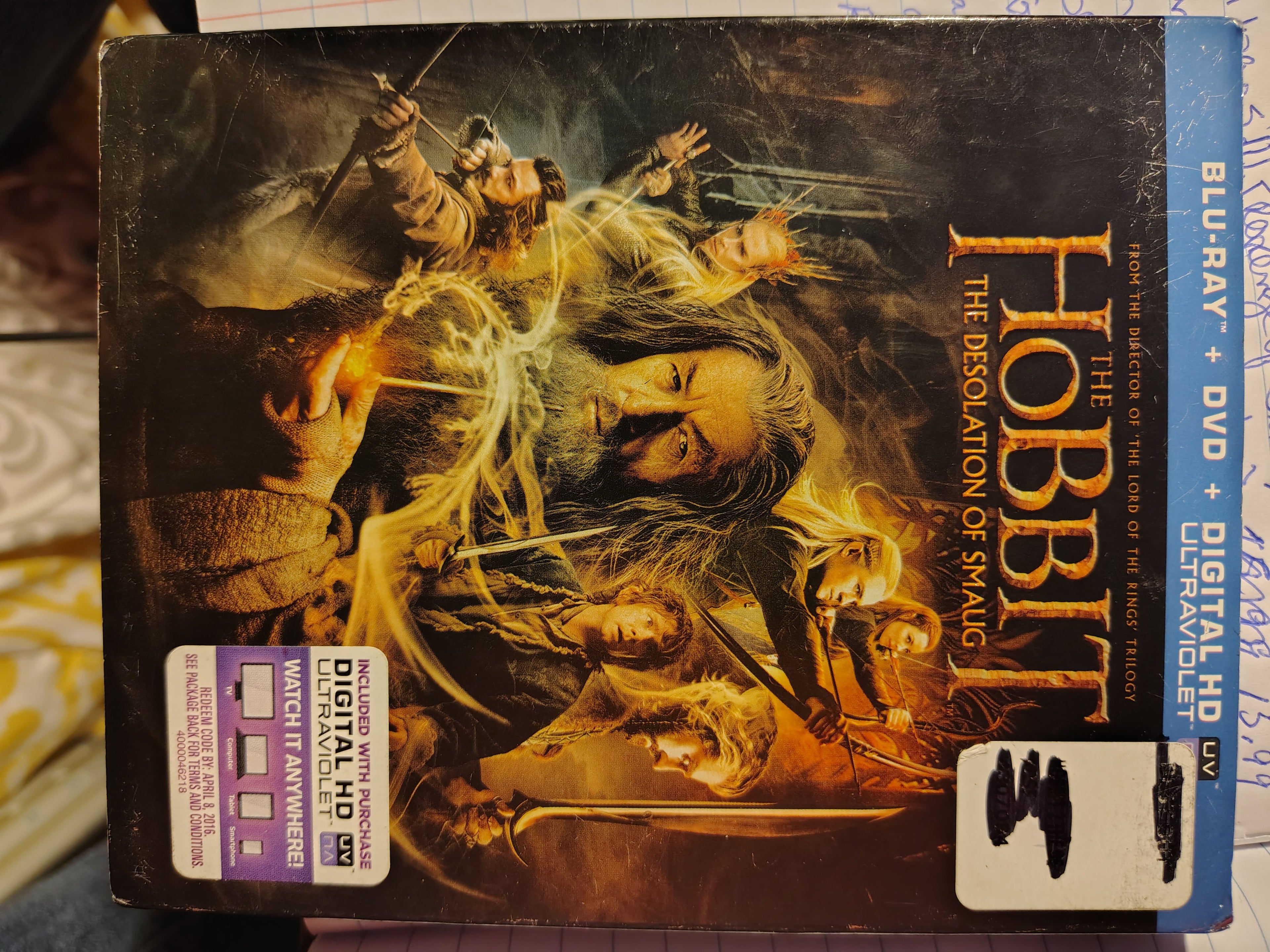 The Hobbit: The Desolation of Smaug (Blu-ray + DVD + Digital HD)