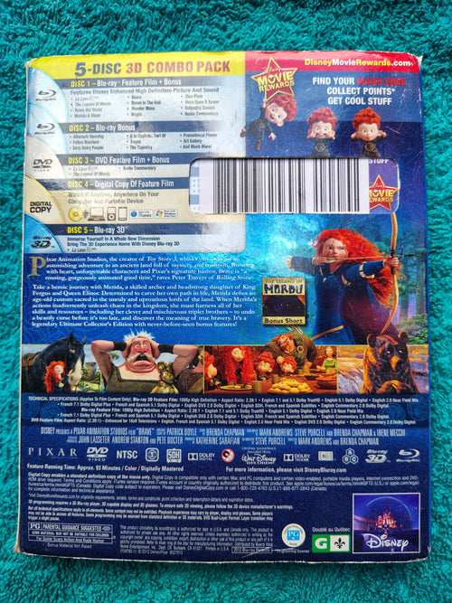 Brave - Ultimate Collector's Edition (Blu-ray 3D + Blu-ray + DVD + Digital)