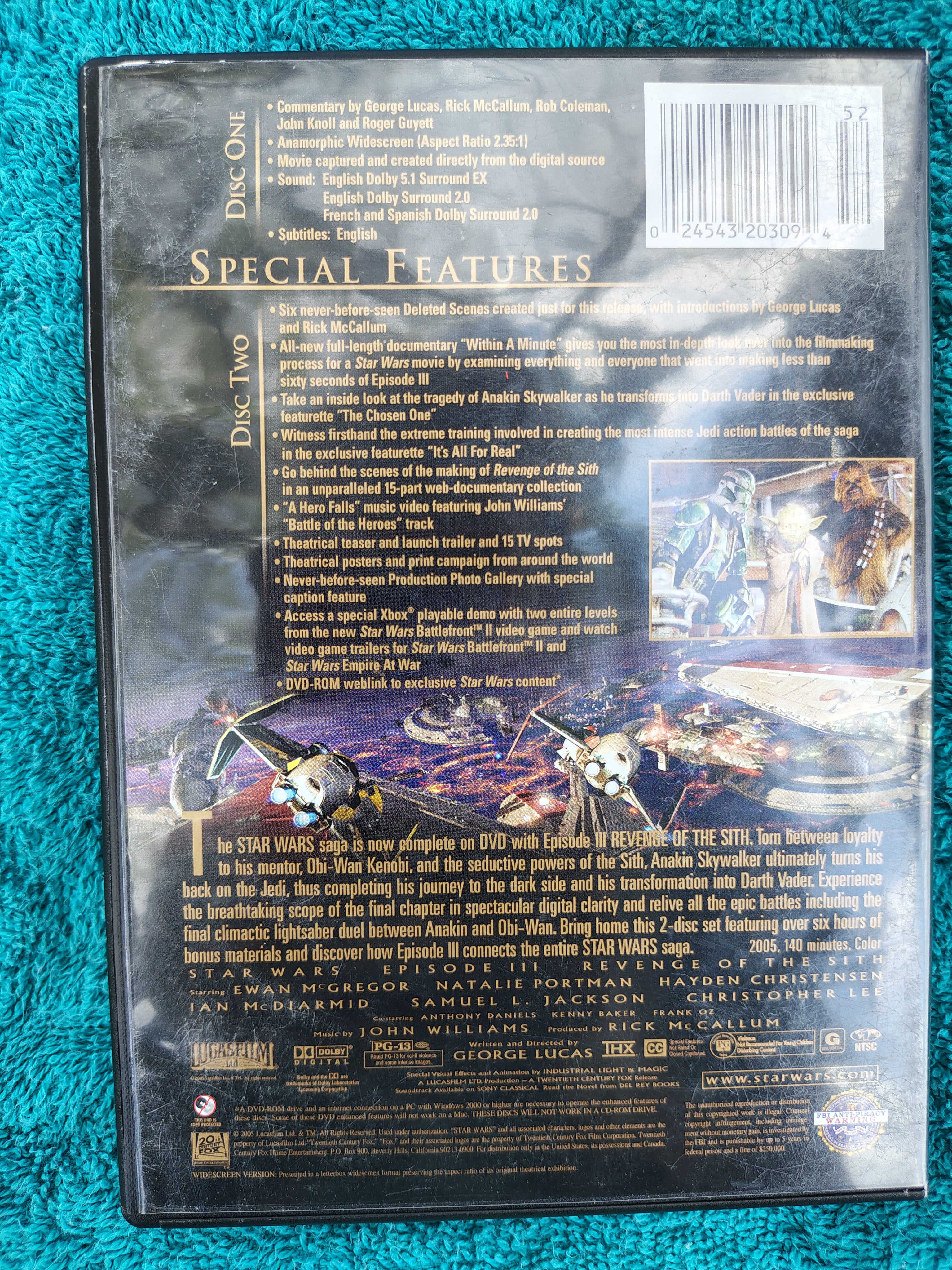 Star Wars Episode III: Revenge of the Sith (Widescreen DVD)